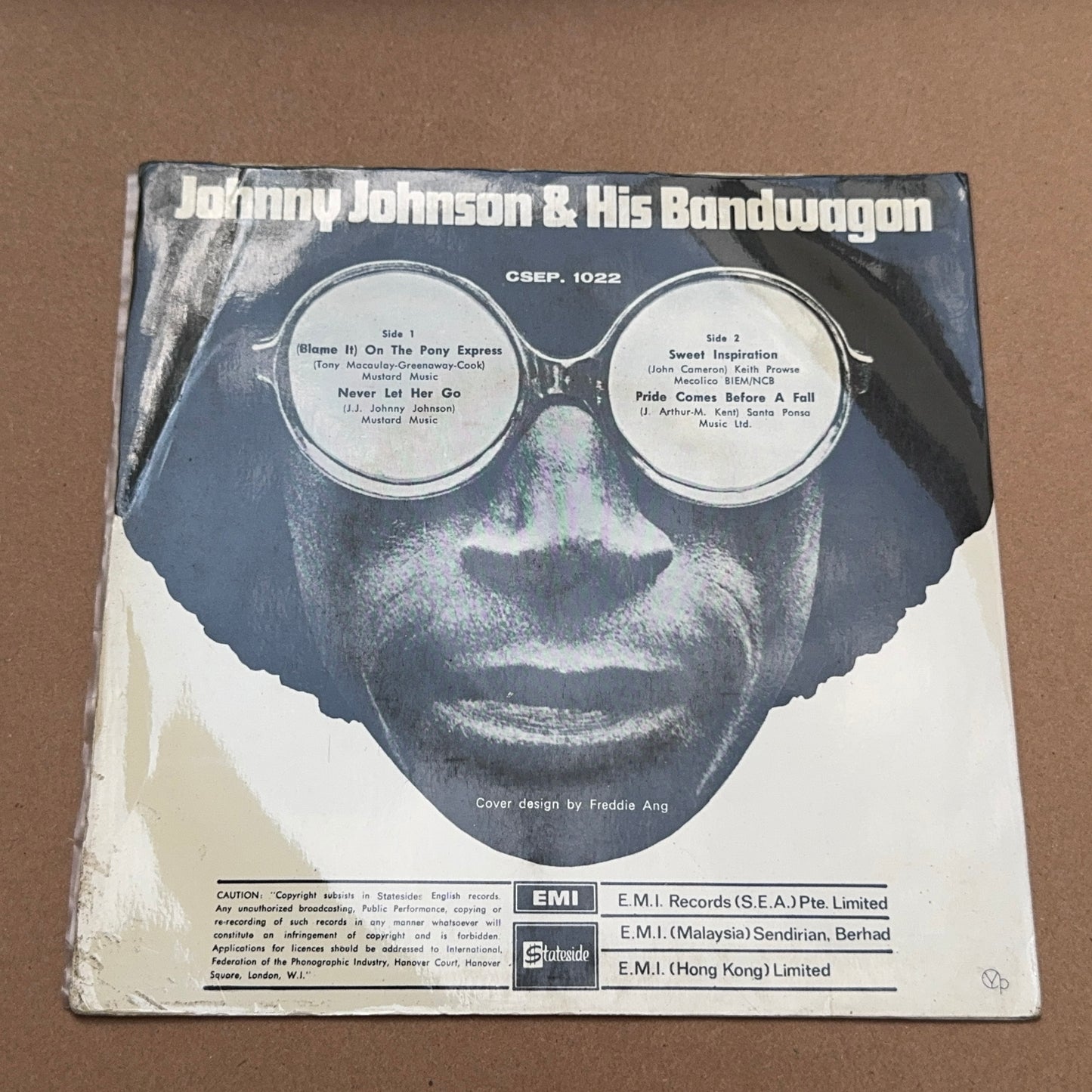 Johnny Johnson & His Bandwagon - Johnny Johnson Rides Again!, Stateside CSEP 1022, Singapore, Malaysia & Hong Kong