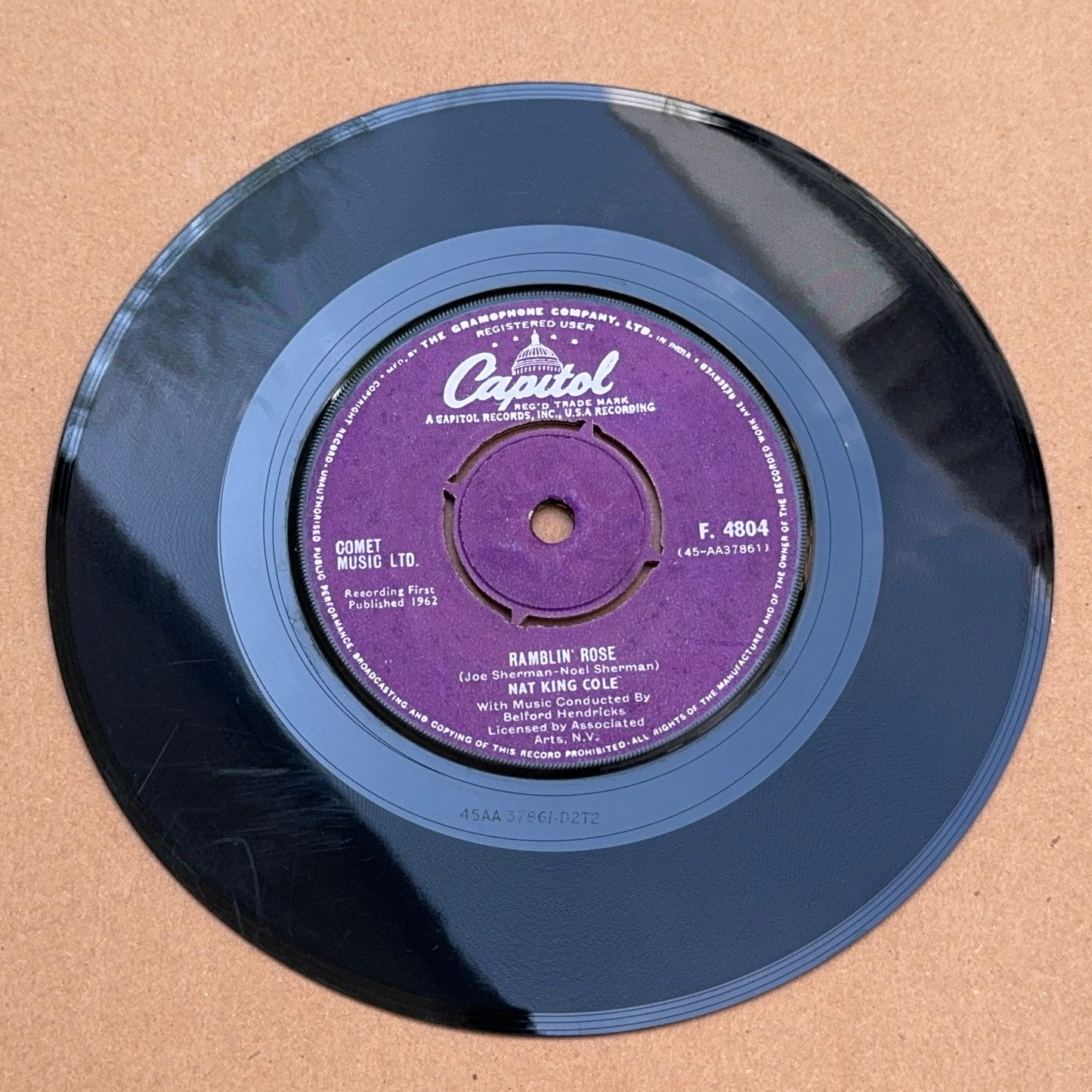 Nat King Cole - Ramblin' Rose, Capitol EAP-1 2-511, Australia