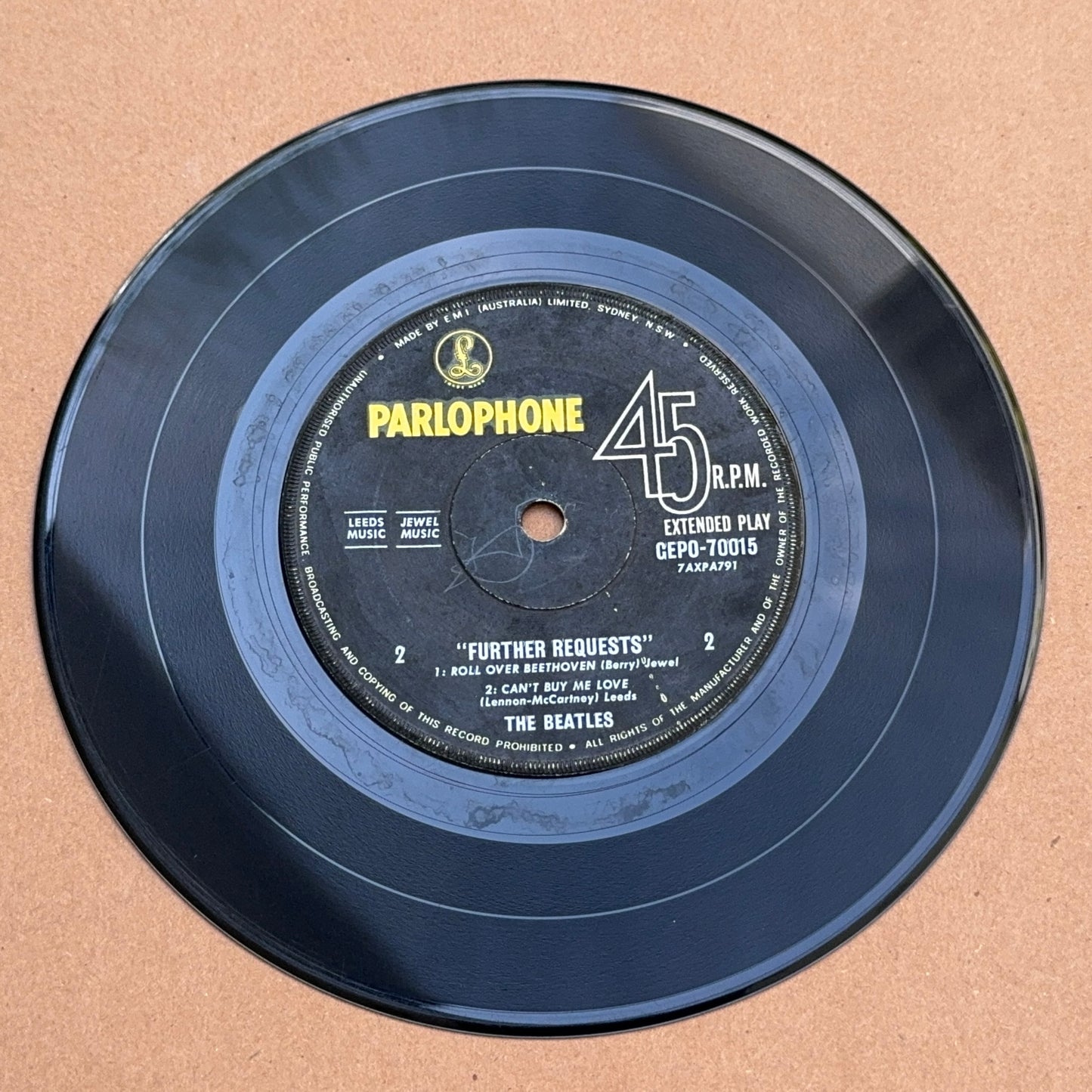 The Beatles - Further Requests, Parlophone GEPO 70015, Australia