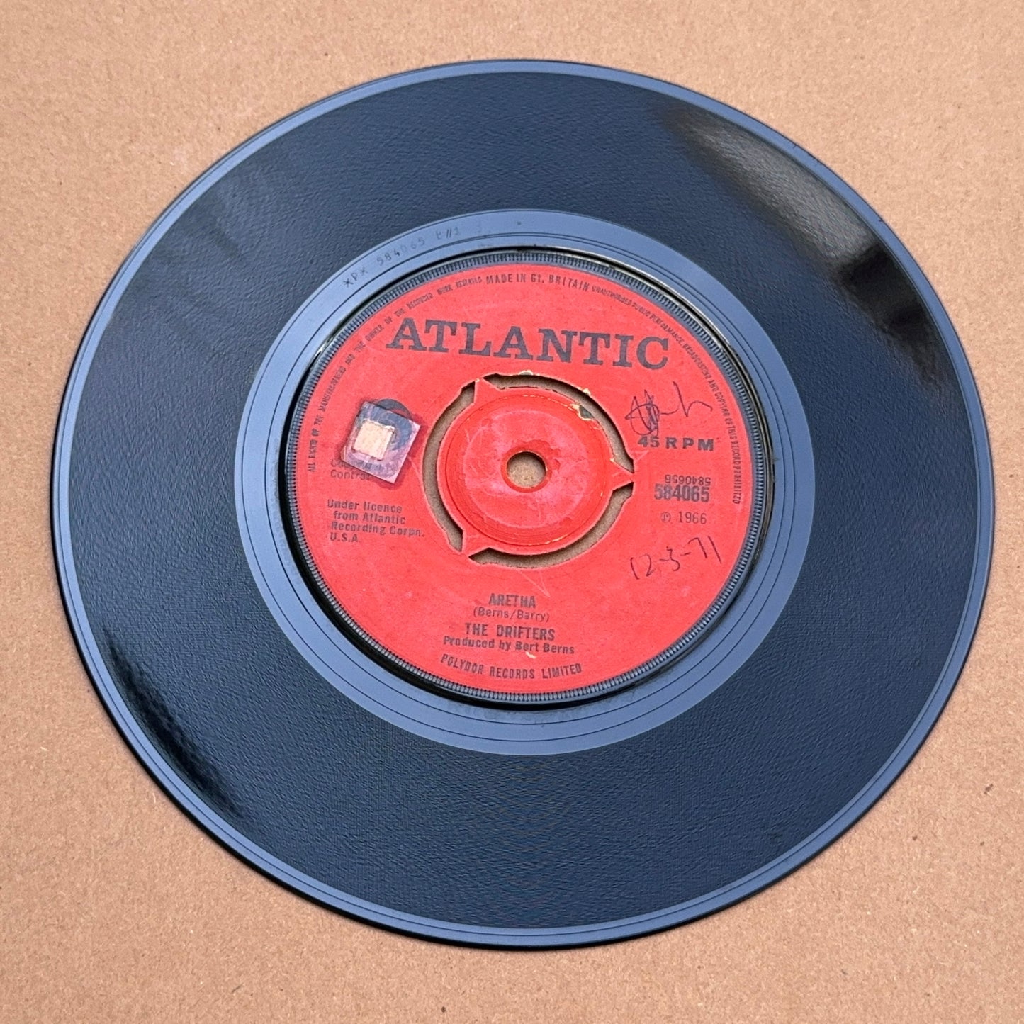 The Drifters - Baby What I Mean, Atlantic 584065, UK
