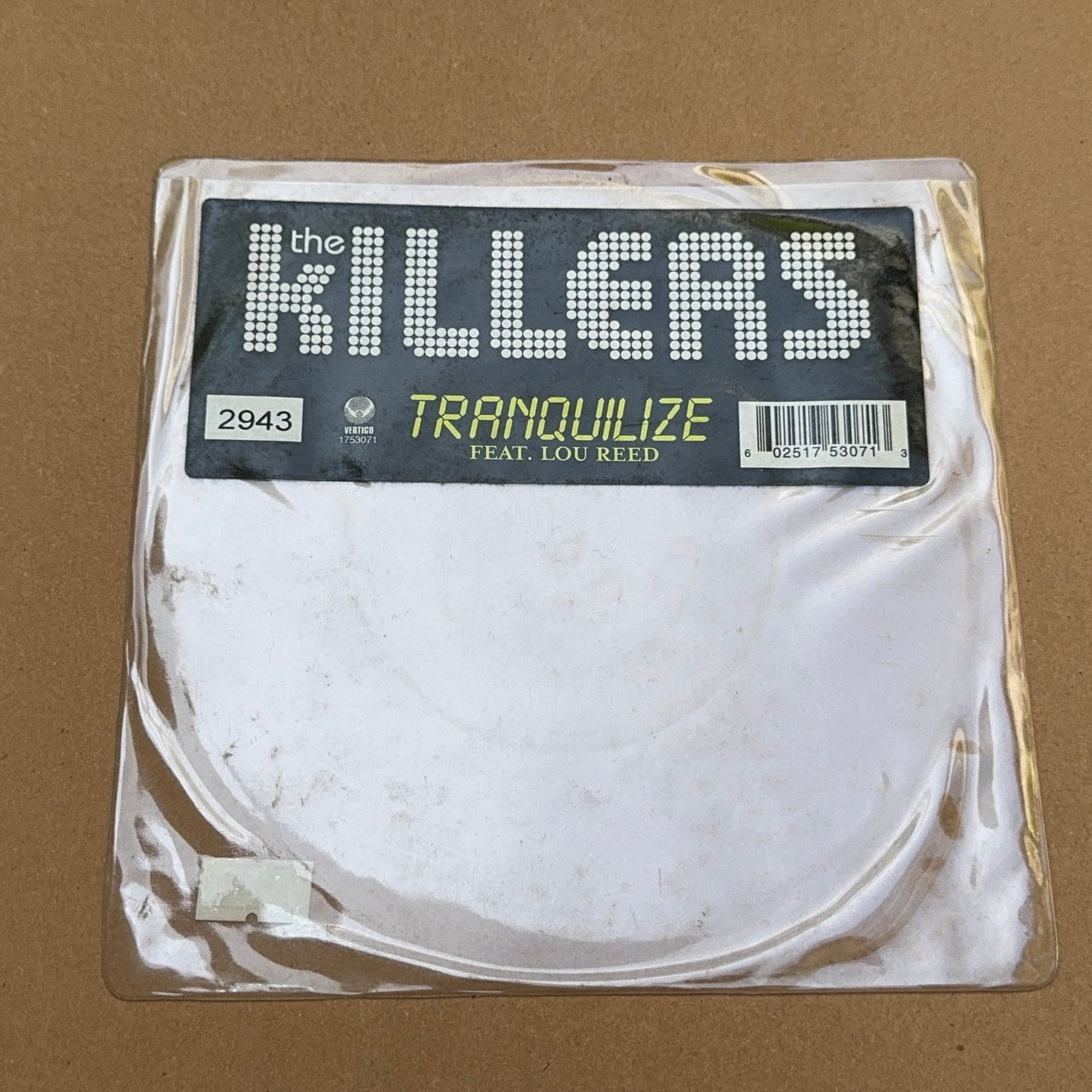 The Killers Feat. Lou Reed - Tranquilize, Vertigo 1753071, Limited Edition, Numbered