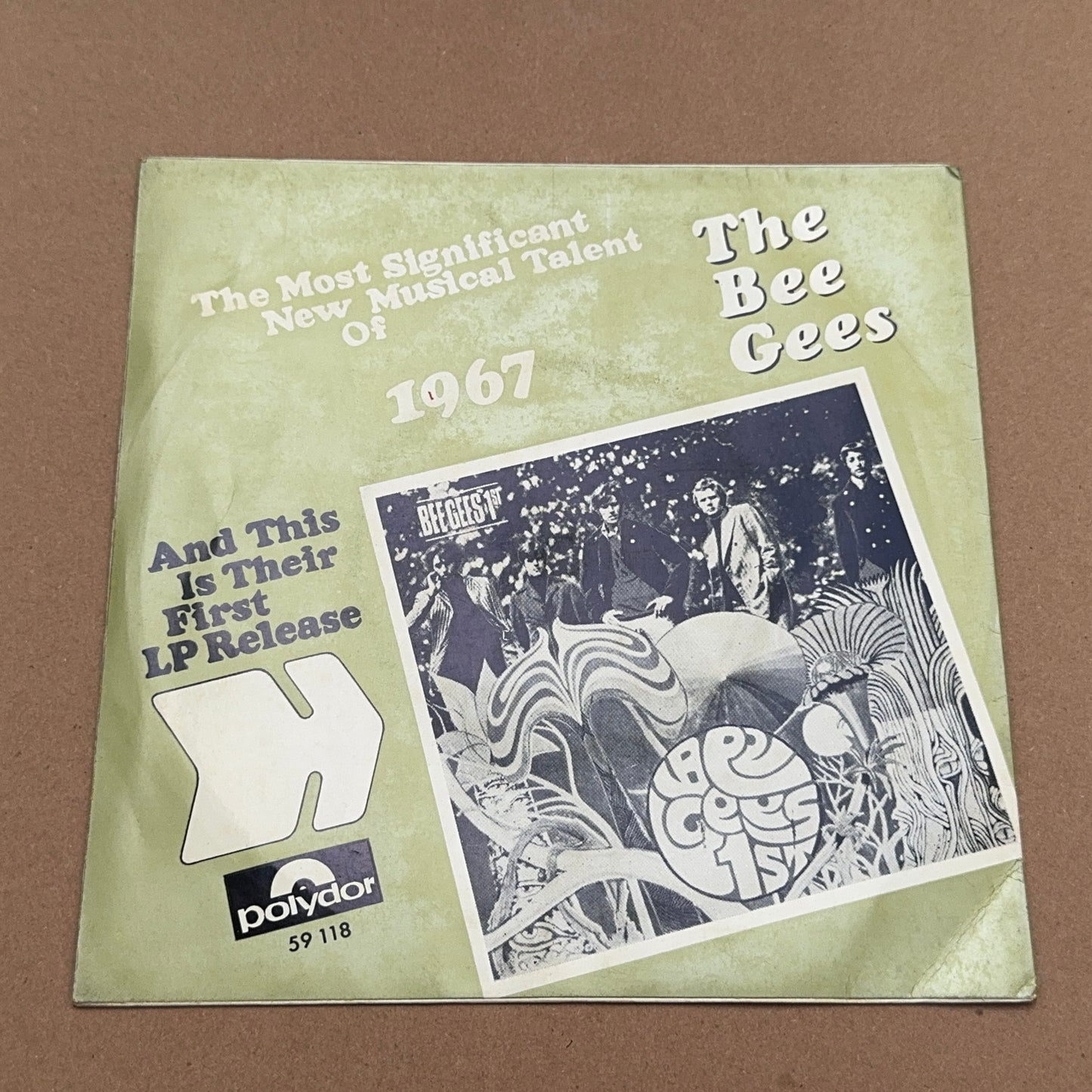 The Bee Gees - Massachusetts, Polydor 59118, Germany, Mono