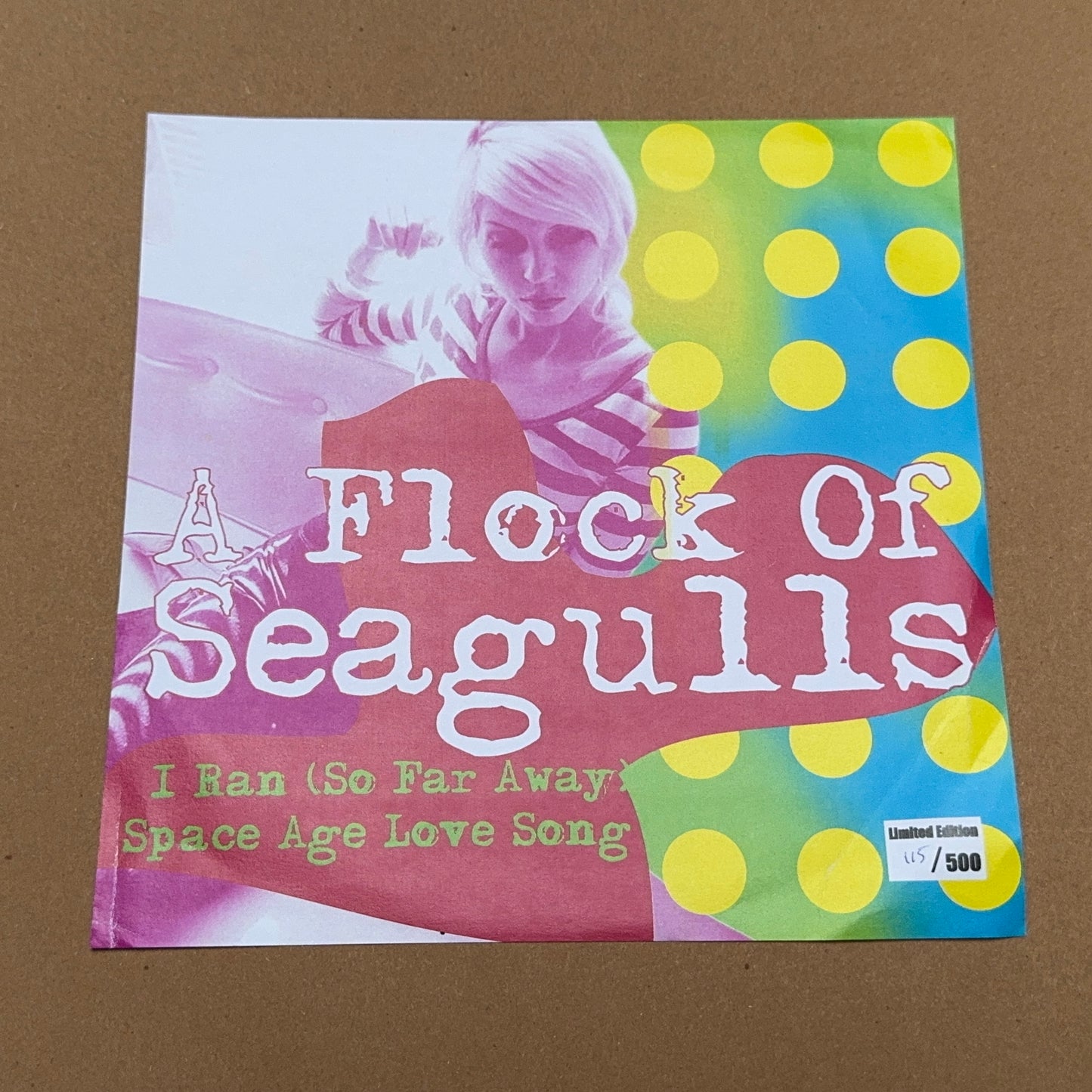 A Flock Of Seagulls - I Ran (So Far Away) / Space Age Love Song, Cleopatra CLP 1938, USA & Canada, 33 1/3 RPM, Limited Edition, Numbered, Pink Marble