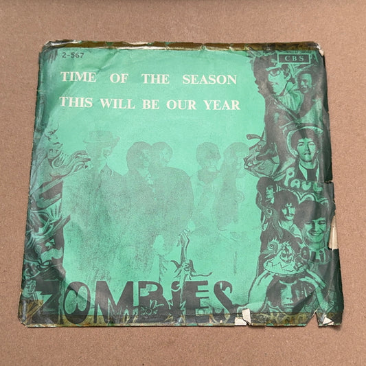 The Zombies - Time Of The Season / This Will Be Our Year, CBS 2-567, Singapore