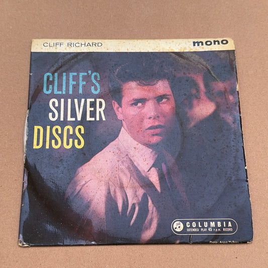 Cliff Richard And The Shadows- Cliff's Silver Discs, Columbia SEG 8050, UK, Mono