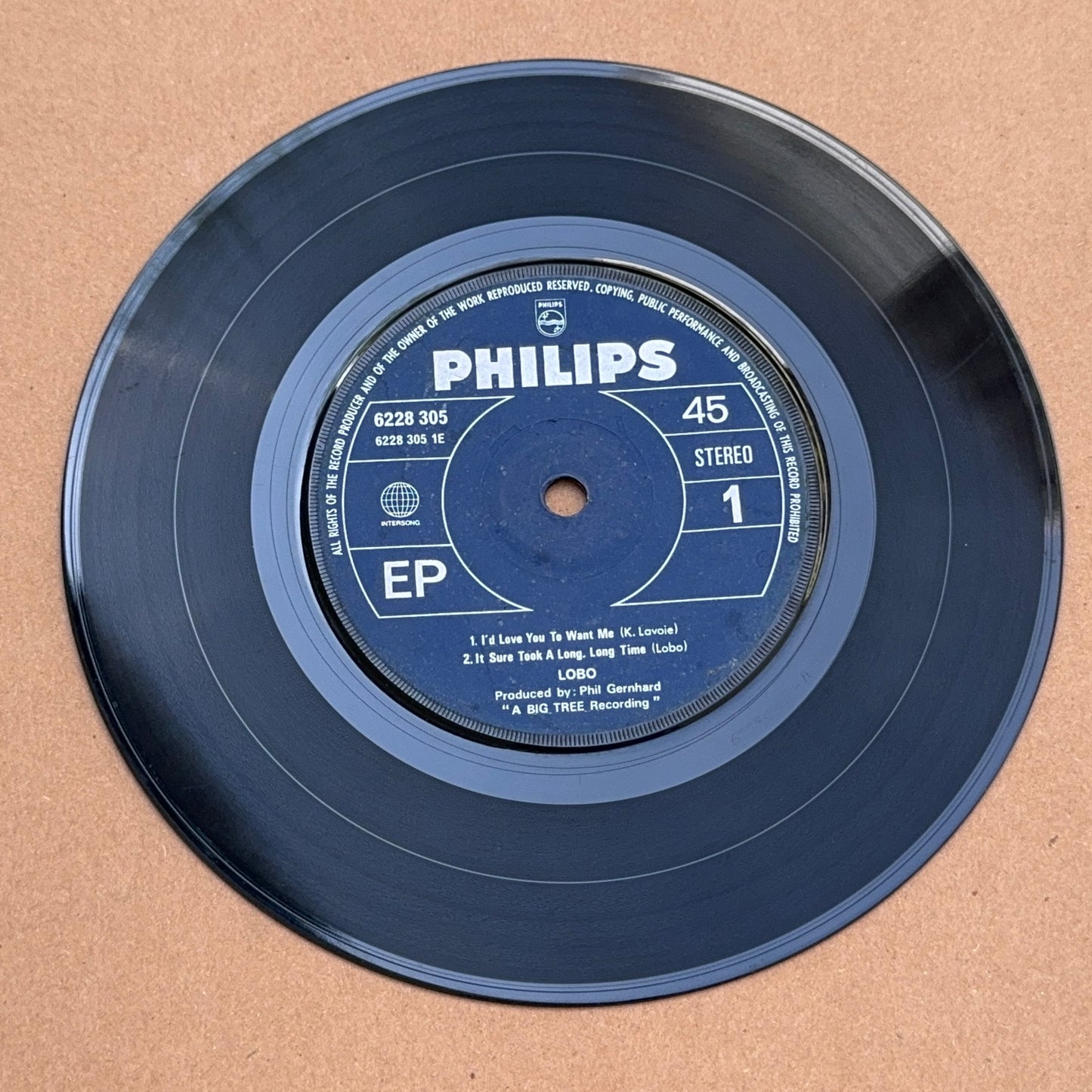 Lobo - I'd Love You To Want Me, Philips 6228 305, Singapore
