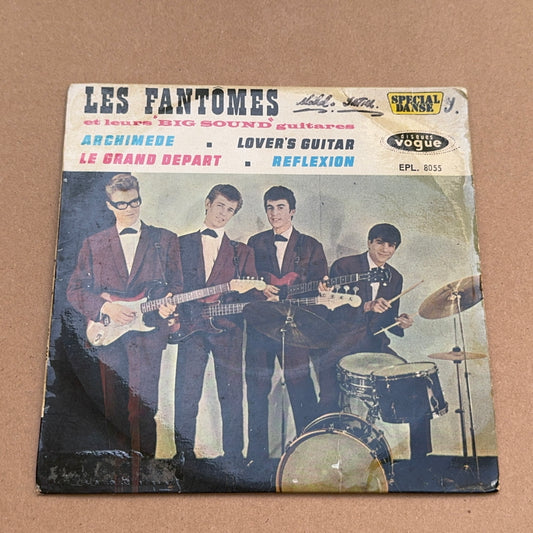 Les Fantômes Et Leurs "Big Sound" Guitares - Archimede, Disques Vogue EPL 8055, France