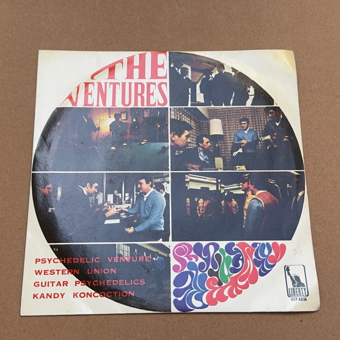 The Ventures - Psychedelics, Liberty VEP 4036, Singapore, Malaysia & Hong Kong