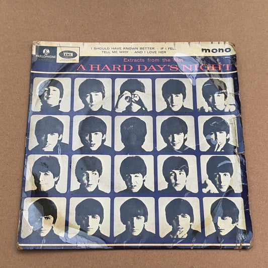 The Beatles - Extracts From The Film A Hard Day's Night, Parlophone GEP 8920, UK